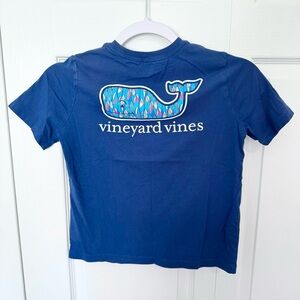 Vineyard Vines Kids Short Sleeve Tee in Deep Blue